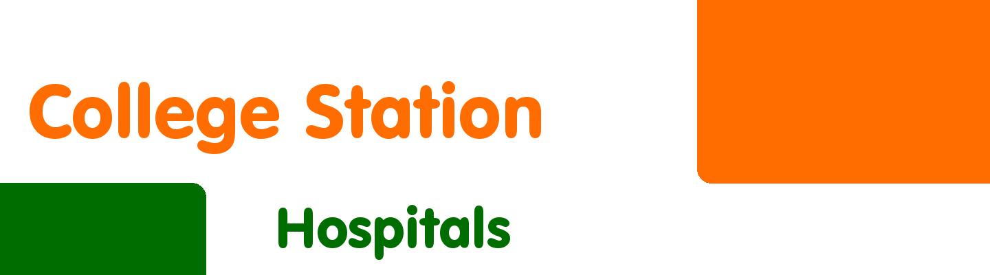 Best hospitals in College Station - Rating & Reviews